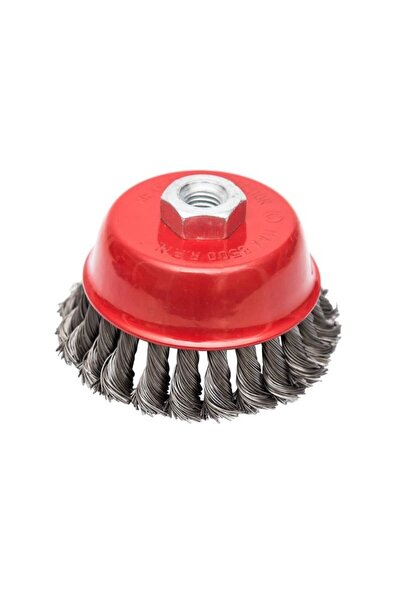 beorol Perie tip cupă din sârmă, fire răsucite, M14, 100 mm,