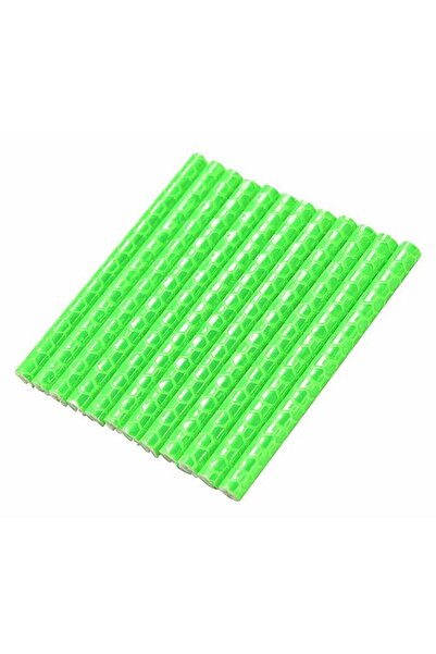 Avex Set 12 ornamente reflectorizante pentru spițe de bicicletă, verde