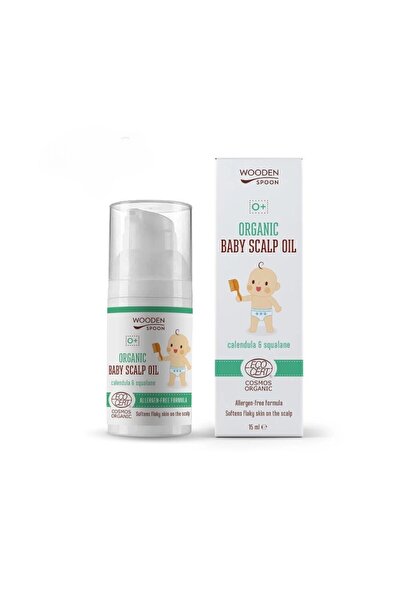 Wooden Spoon Ulei pentru scalpul bebelusilor, bio,15ml, Wooden Spoon