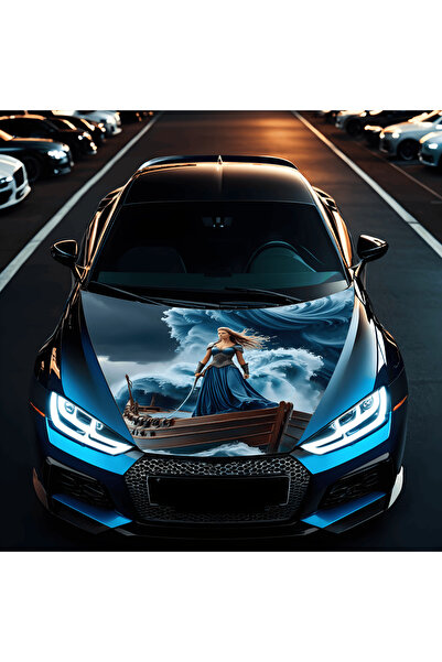 Avex Folie Capota Auto 'Hood Art' rezistenta la exterior, marime M (165 x 120...