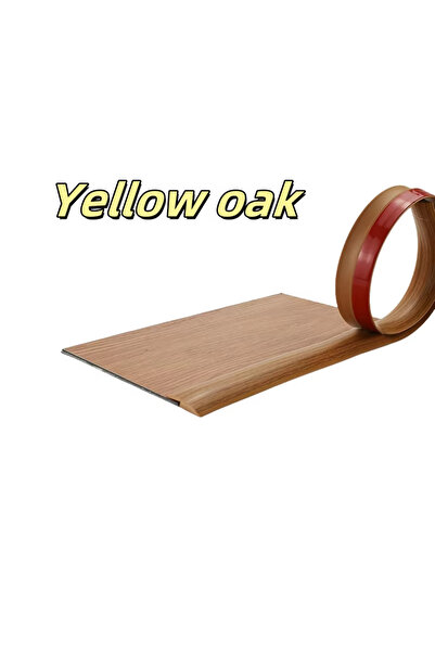 Choice1 شريط انتقالي للأرضيات ذاتي اللصق من خشب البلوط الأصفر، قطعة واحدة، مت...