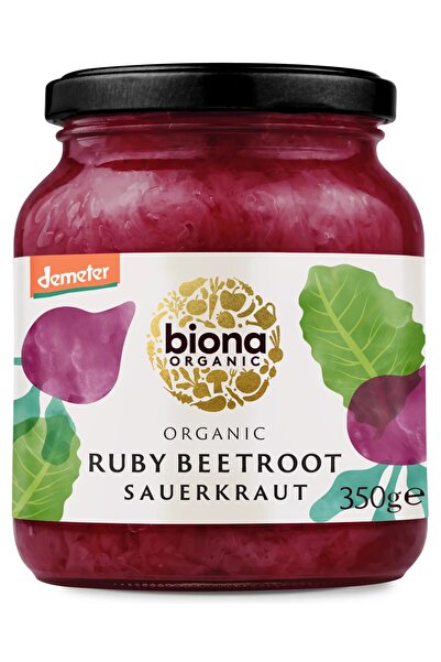 JollyMag Organic pickled cabbage with beetroot 350g Biona