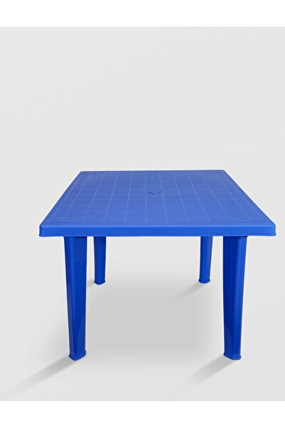 JollyMag Masa fixa pentru gradina plastic patrata albastra STERK 90X90X75