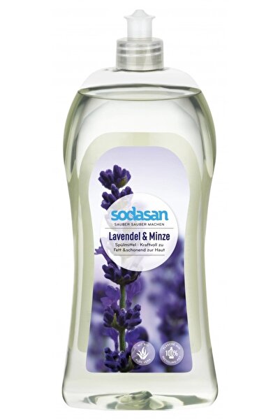 JollyMag Detergent vase lichid bio lavanda si menta 1L Sodasan