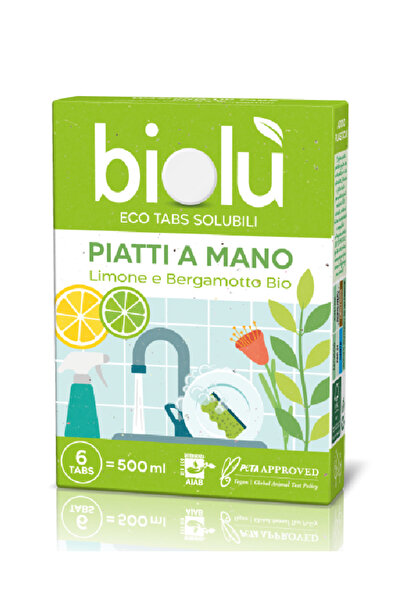 Biolu Nou Tablete pentru spalat vase manual cu lamaie si bergamota ecologice ...