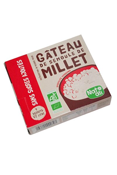 JollyMag Budincă de griș de mei bio fără zahăr adăugat, 168 g, Nat-ali