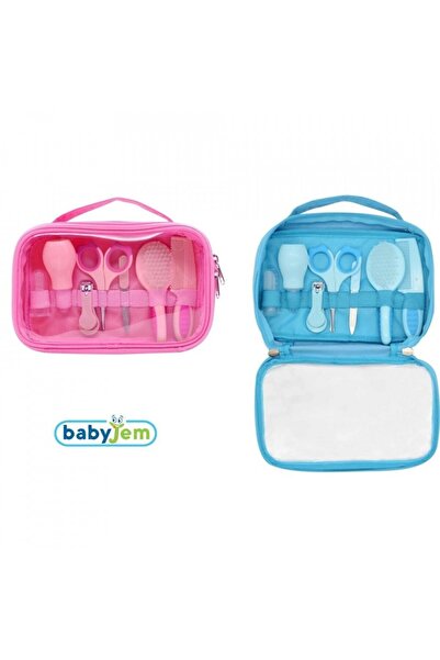 Babyjem Set ingrijire unghii copii cu 7 dile (Culoare: Roz)