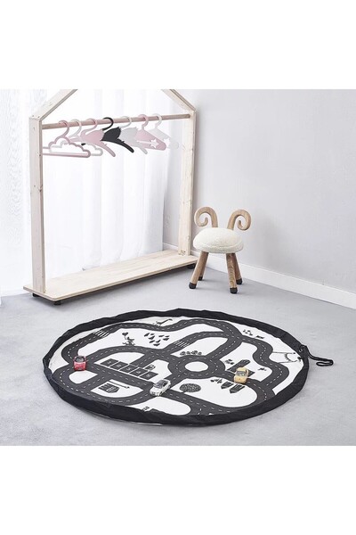 drool Covoras de joaca si saculet de jucarii 2 in 1 - ROADMAP