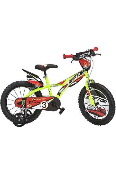 JollyMag Bicicleta copii Dino Bikes 14' Raptor galben