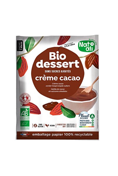 JollyMag Desert crema cu cacao, bio, 45 g, Nat-ali