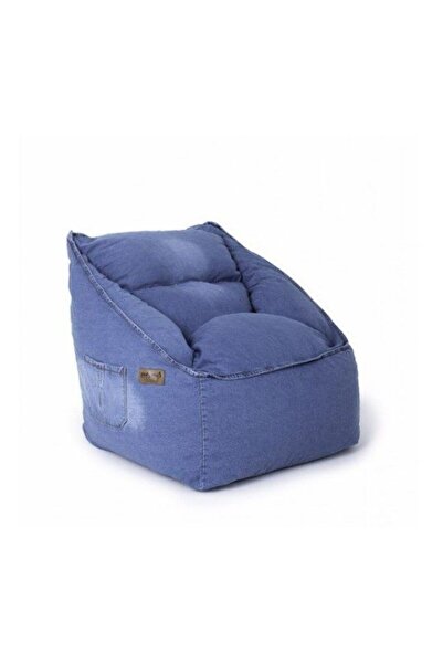 JollyMag Fotoliu tip para, Big Jean Bean Bag, textil tip jolly jeans umplut c...