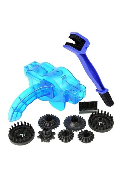 JollyMag Kit DeLuxe pentru curatarea lantului bicicletei, Albastru