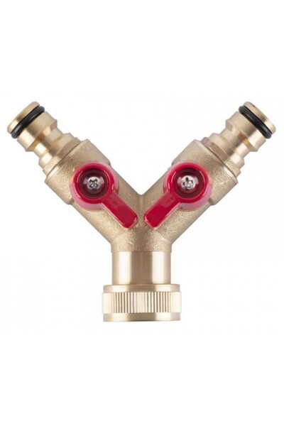 Artool Adaptor robinet cu valvă, filet interior, alamă, 2 direcții, 3/4''