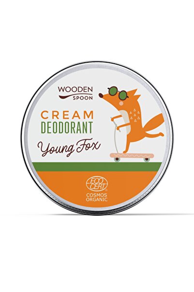 Wooden Spoon Deodorant cremă Young Fox, Bio, 60 ml