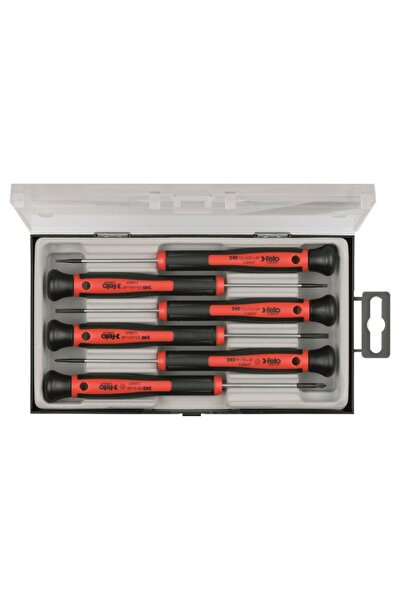 FELO Set șurubelnițe de precizie pentru reparații GSM, Felo, 6 piese