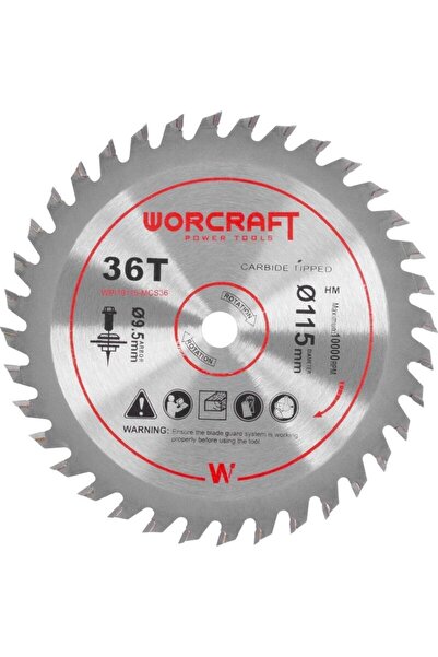 Worcraft Disc circular pentru fierastrau 114784, 36 dinti, 115 mm,