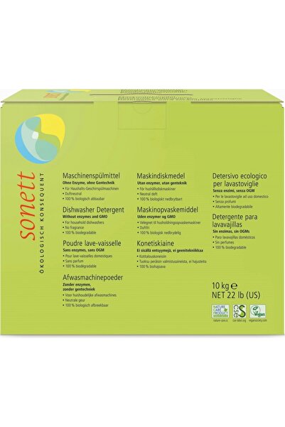 JollyMag DISHWASHER POWDER DETERGENT 10KG Sonett