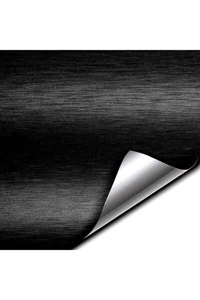 Avex Rolă de folie metalică negru periat 1,52x30m