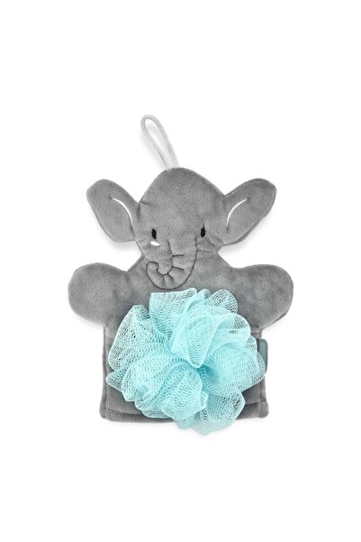 Babyjem Mănușă de baie cu burete elefant, BabyJem, 9 x 11 cm (Culoare: Roz)