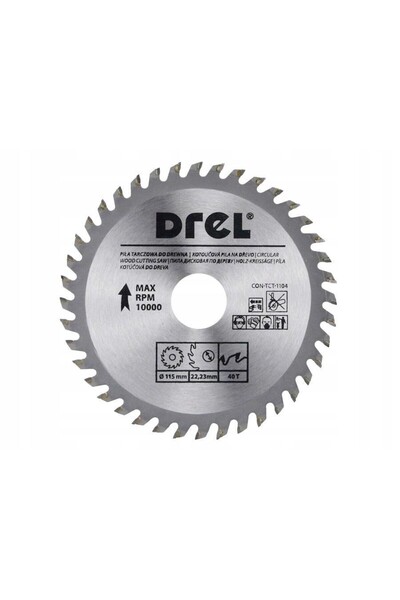 drel Lamă de ferăstrău circular, Vidia, 40 de dinți, 115 mm,