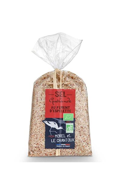 JollyMag Nou Sare de mare cu ardei iute Espelette bio 250 g Morel et Le Chantoux