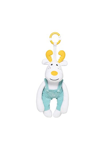 JollyMag Hudební plyšová hračka sob pro děti Skiddou Sovn, 35 x 12 cm