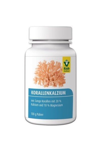 RAAB Calciu coral 600 mg, 80 capsule naturale