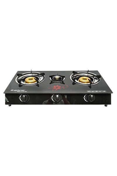 Breckner Germany Aragaz de camping, portabil, sticlă securizată, 2 arzătoare,...