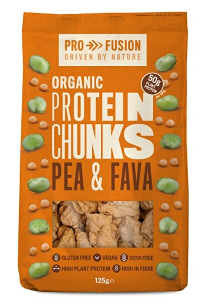 Profusion Proteină vegetală texturată din mazăre și fasole lată, bucăți mari,...