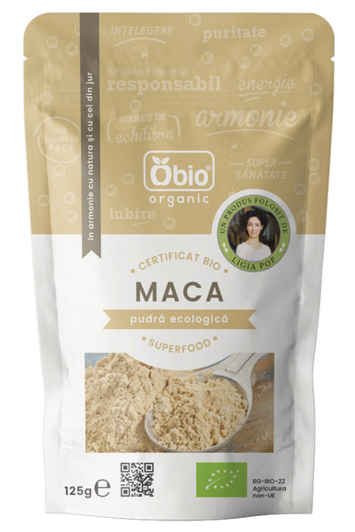 JollyMag Maca pudra 125g OBIO