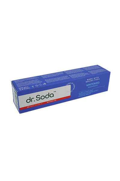 JollyMag Pastă de dinți pentru albire cu bicarbonat de sodiu, 100 ml, Dr. Soda