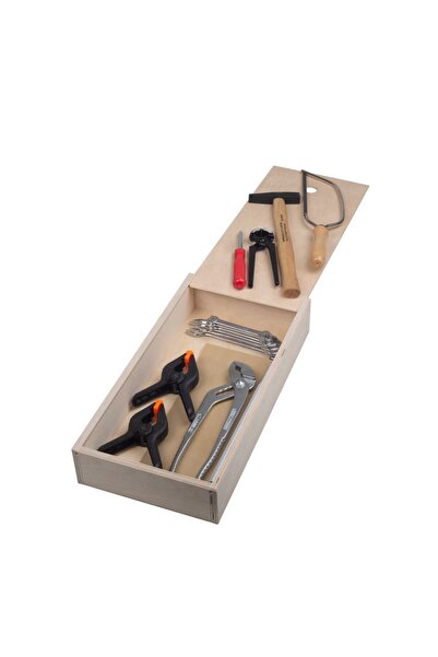 Pebaro 460, Set de scule de calitate, Cutie de lemn, 16 piese