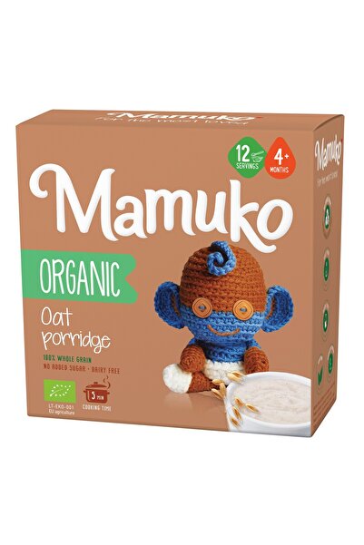 Mamuko Terci de ovăz, 4+ luni, 200g