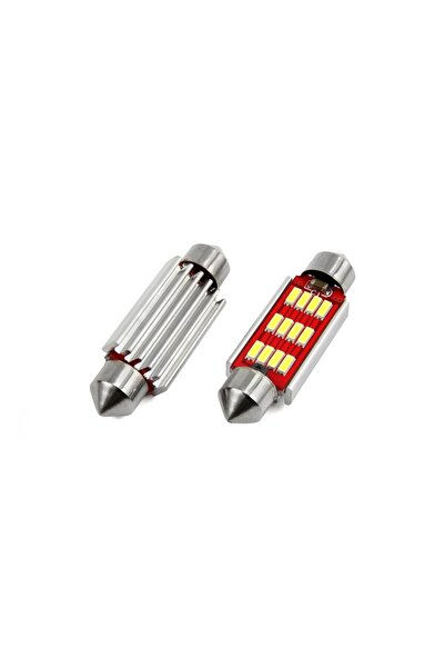 JollyMag Set becuri auto cu LED CANBUS sofit compatibil C5W 12 SMD 4014 41mm ...