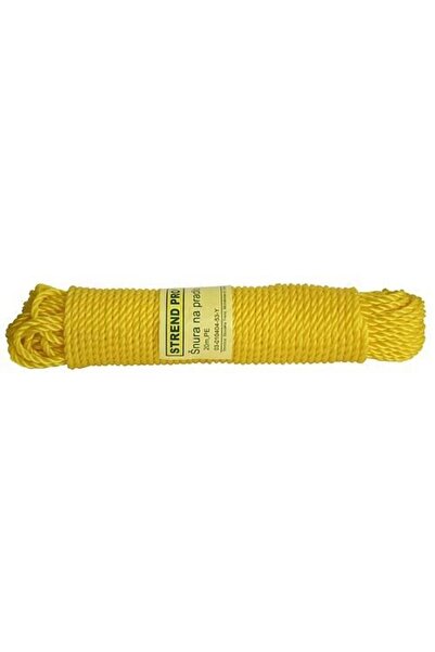 Strend Pro Franghie PE, galbena, 4 mm, 20 m