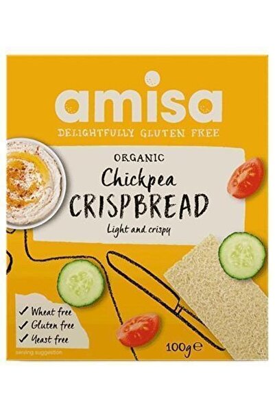 JollyMag Crispbread (painici) cu naut fara gluten bio 100g Amisa