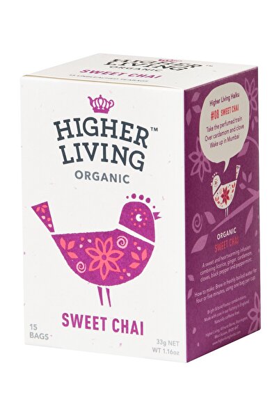 JollyMag Ceai SWEET CHAI , 15 plicuri, Higher Living