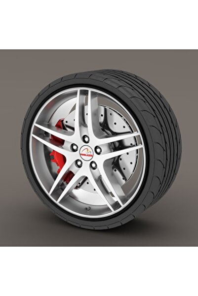 JollyMag Wheel rim protection set, Premium quality, 4 plastic rings, BLACK color