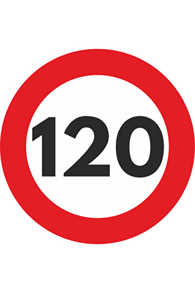 Avex Autocolant Sticker 'Limita Viteza' Reflectorizant - 120 km/h