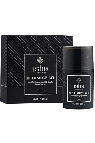 isha Gel după ras cu acid hialuronic, 50 ml,