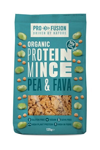 Profusion Proteină vegetală texturată din mazăre și fave, bucăți mici, 125 g