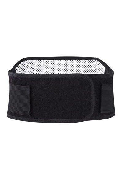 Choice black Adjustable Back Waist Support Belt Waist Self Heating Magnetic T...