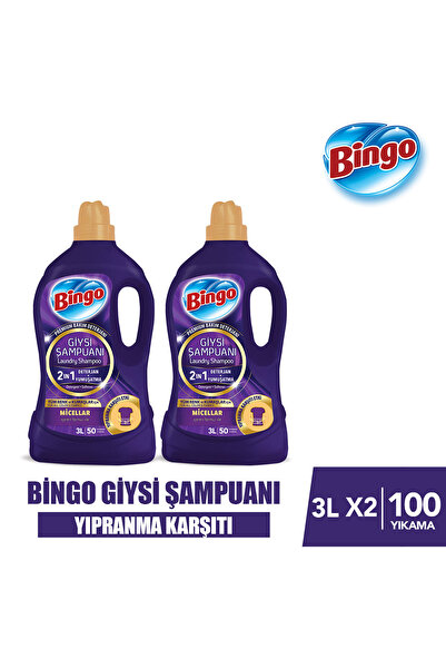 Bingo Giysi Şampuanı 2in1 Yıpranma Karşıtı 3LX2