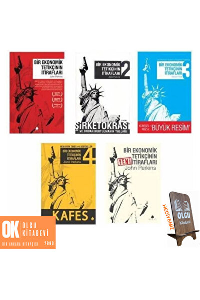 April Yayıncılık TELEFON TUTUCU HEDİYE Bir Ekonomik Tetikçinin Itirafları Set...