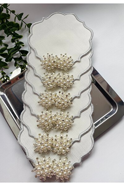 ELÇİÇEK HOME Sunum peçete,Kokteyl Peçete,Kahve Yanı Sunum Peçete 6 adet