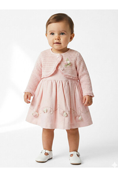 XO Kids فستان بناتي + بوليرو 9-24 شهر 52130