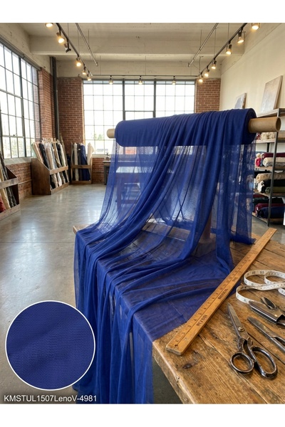 LEVENT ÖZEL Petek Dokulu Dekoratif Tül Perdelik Kumaş 100en300boy