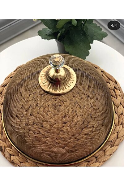 Miss Betty غطاء فانوس كيك منسوج باللون الذهبي مقاس 30 سم من Ebruliemaye