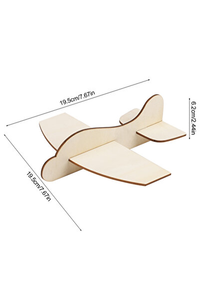 Choice قطعة واحدة أو من 1 إلى 5 قطع من الطائرات الخشبية الفارغة، أعمال يدوية ...