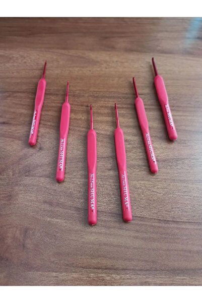 shuma Kırmızı Yumşak Saplı Silikon Tığ 1 Adet